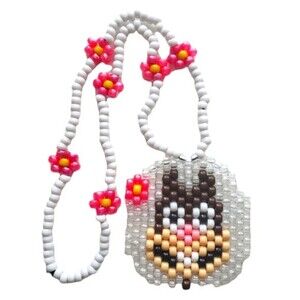 SANDY SQUIRREL Kandi Necklace